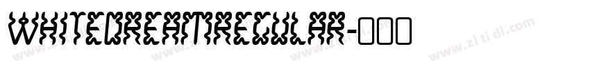 WhiteDreamRegular字体转换
