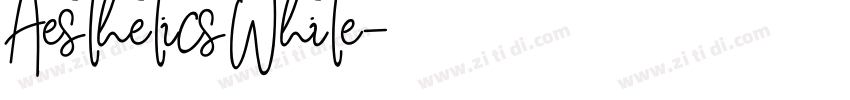 AestheticsWhite字体转换