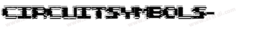 CircuitSymbols字体转换