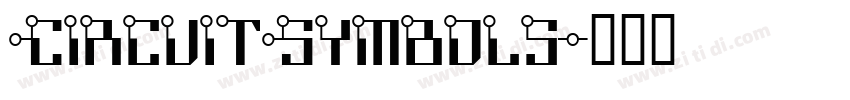 CircuitSymbols字体转换
