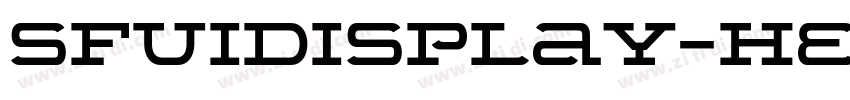 SFUIDisplay-Heavy字体转换