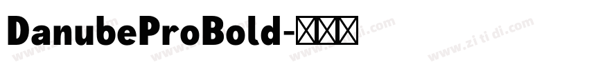 DanubeProBold字体转换