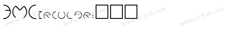 3MCircular字体转换