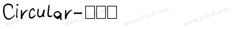 Circular字体转换