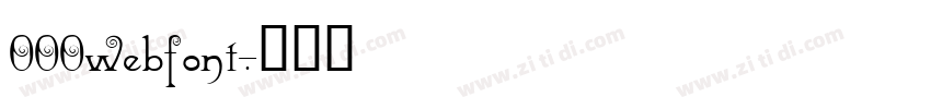 000webfont字体转换