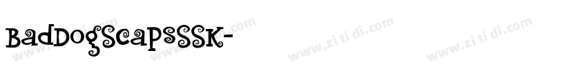 BadDogScapsSSK字体转换