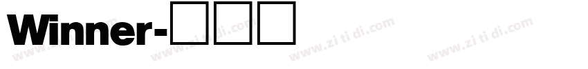 Winner字体转换