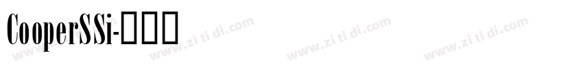 CooperSSi字体转换