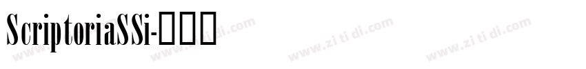 ScriptoriaSSi字体转换