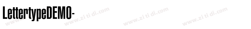 LettertypeDEMO字体转换