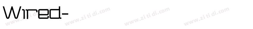 Wired字体转换