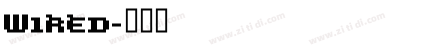 Wired字体转换