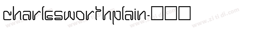 CharlesworthPlain字体转换