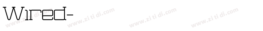 Wired字体转换