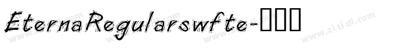 EternaRegularswfte字体转换