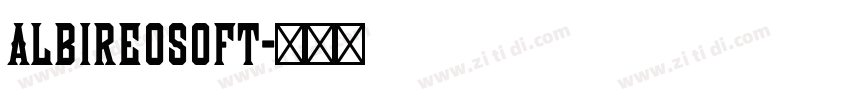 AlbireoSoft字体转换