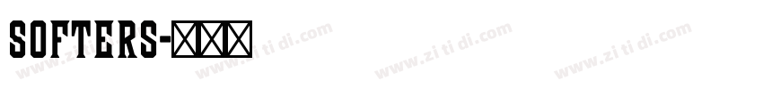 Softers字体转换