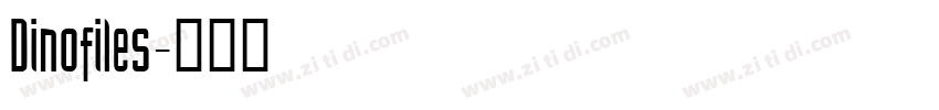 Dinofiles字体转换
