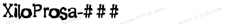 XiloProsa字体转换