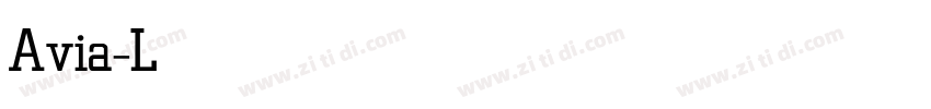 Avia-Light字体转换