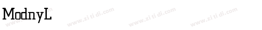 ModnyLight字体转换 ModnyLight字体转换