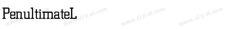 PenultimateLight字体转换 PenultimateLight字体转换