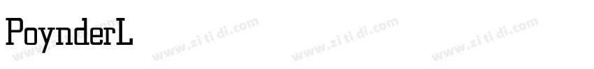 PoynderLight字体转换 PoynderLight字体转换