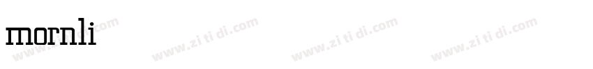 mornlight字体转换