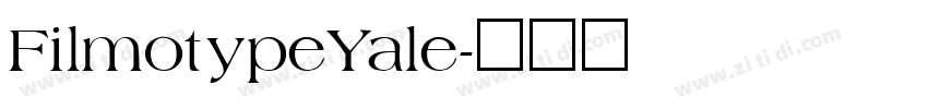 FilmotypeYale字体转换
