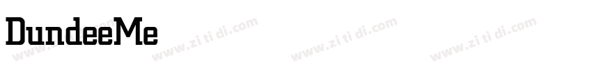 DundeeMedium字体转换