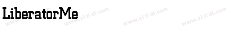 LiberatorMedium字体转换