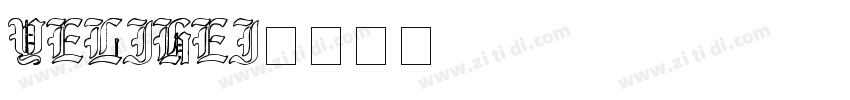 YeLiHei字体转换