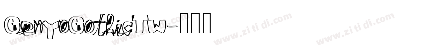 GenYoGothicTW字体转换