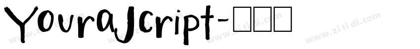 YouraJcript字体转换