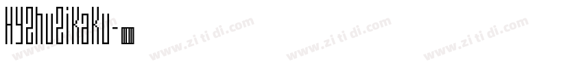 HYZhuZiKaKu字体转换