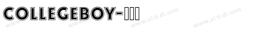 CollegeBoy字体转换
