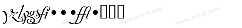 ligature字体转换