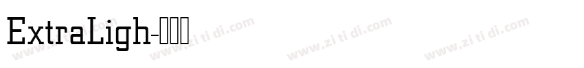 ExtraLigh字体转换
