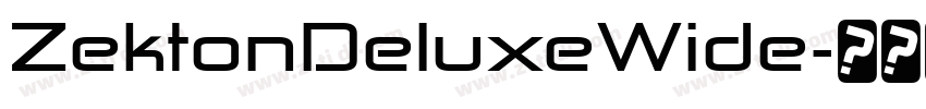 ZektonDeluxeWide字体转换