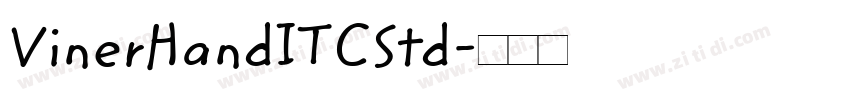 VinerHandITCStd字体转换