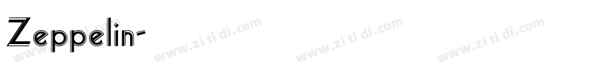 Zeppelin字体转换