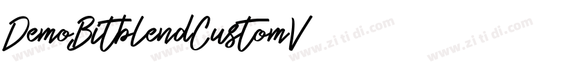 DemoBitblendCustomV字体转换