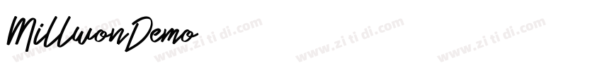 MillwonDemo字体转换