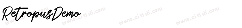 RetropusDemo字体转换