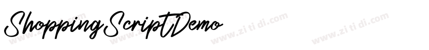 ShoppingScriptDemo字体转换