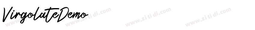 VirgolateDemo字体转换