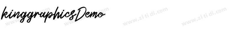 kinggraphicsDemo字体转换