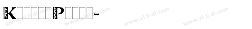 KladezPlain字体转换