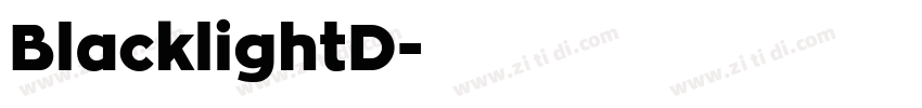 BlacklightD字体转换