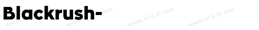 Blackrush字体转换